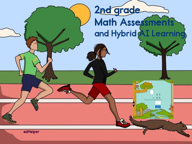 Math Assessments and Hybrid AI Learning (2nd grade)