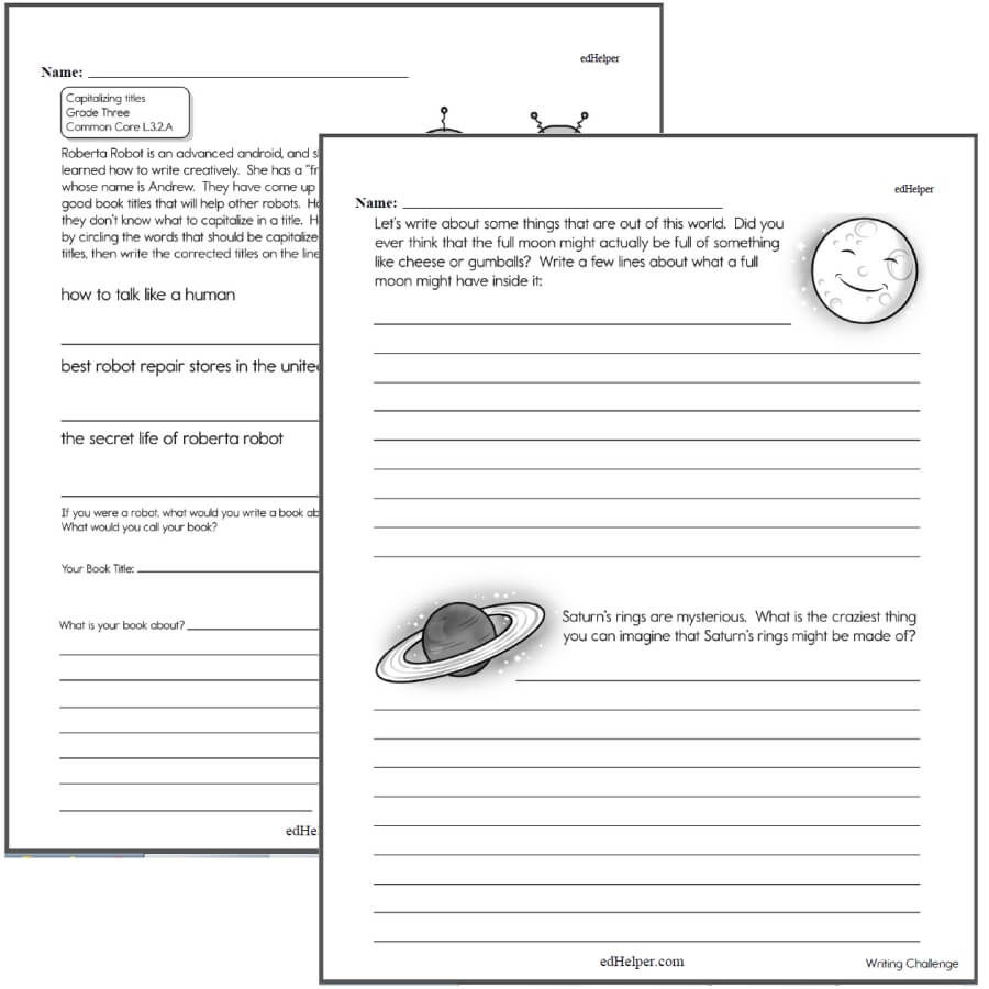 year 3 creative writing pdf