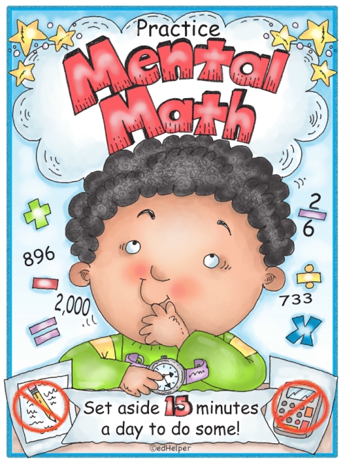 Mental Math Posters for the Classroom