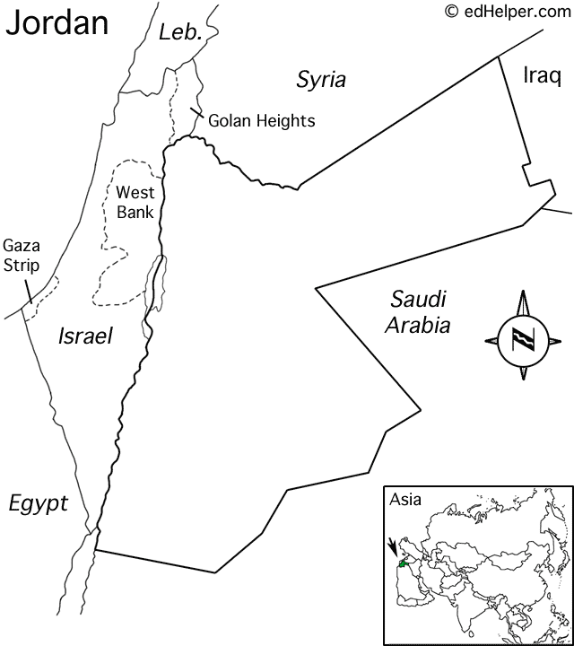 outline map of israel