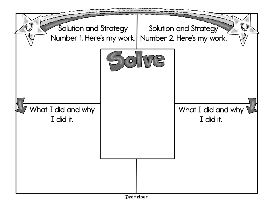 Worksheet to Help Communicate Understanding of Concepts in Solving Math Problems