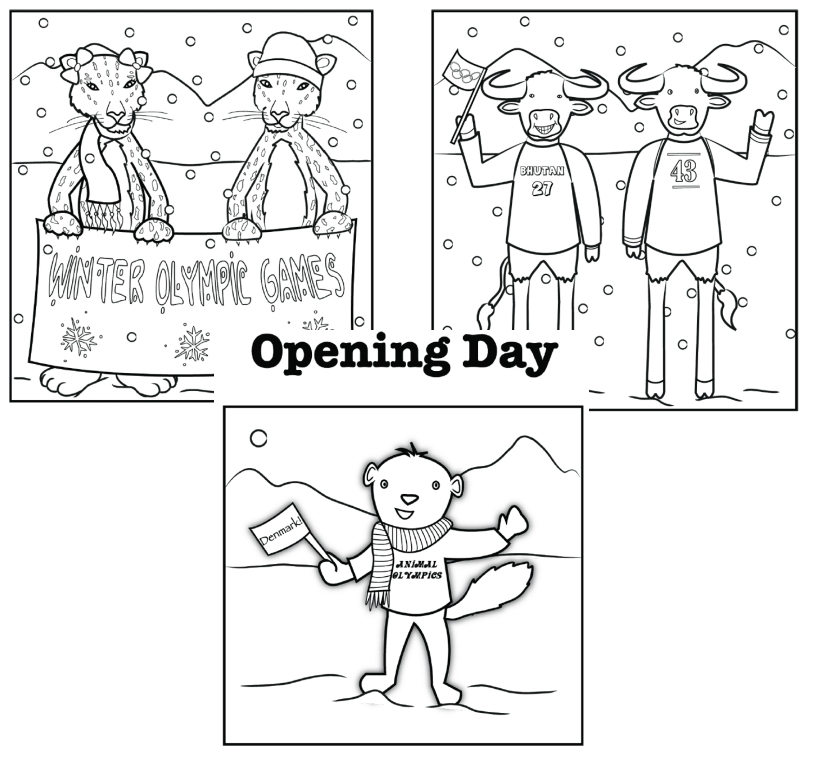 Easy Reading Book - The First Book to the Animal Winter Olympics<BR><b>This is a FREE Download (No Login).</b>