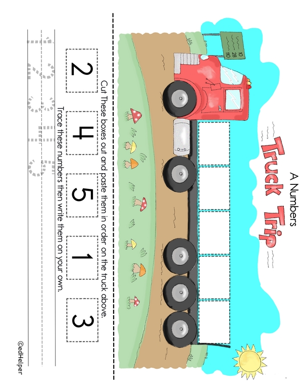 Truck Load of Numbers: Sort, Trace, and Write