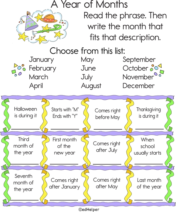 A Year of Months Riddles - How well do you know the months?