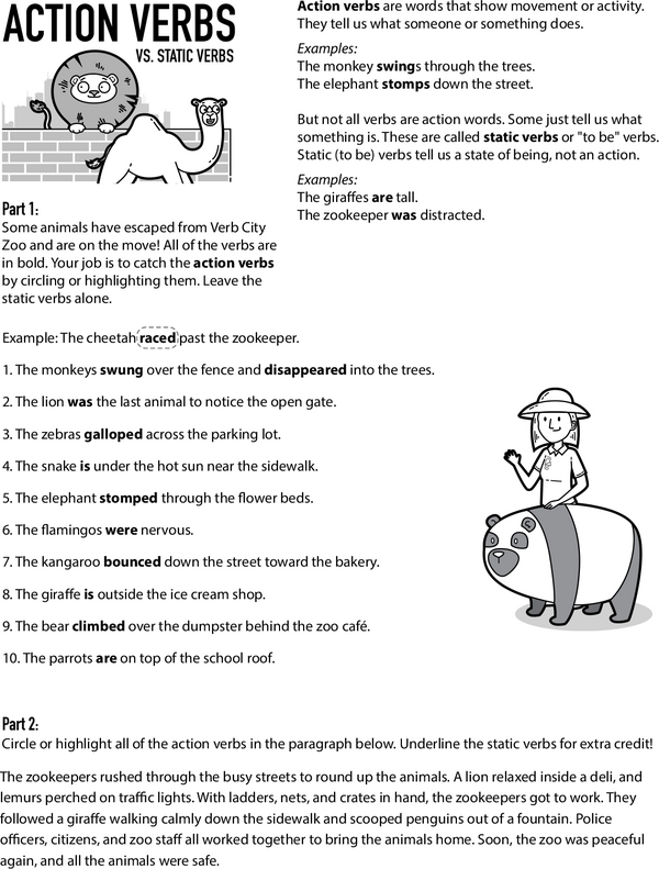 Action or Static: The Great Verb Escape