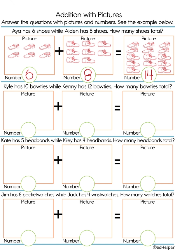 Addition Word Problems Made Easy: Draw and Solve