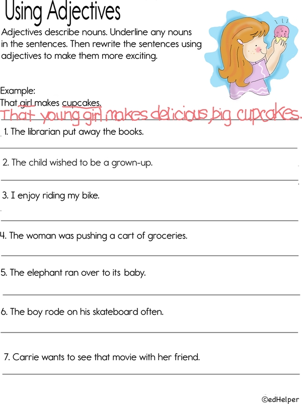 Sentence Sparklers: Power of Adjectives