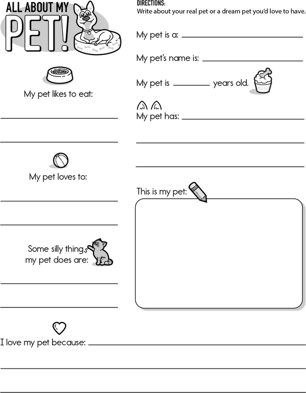 Sketch and Write: Pet Edition