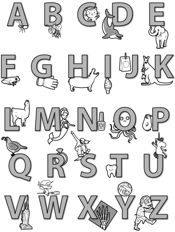 Alphabet Friends: Classroom Poster
