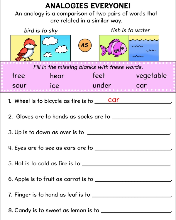 This Is Like That: Fun with Analogies