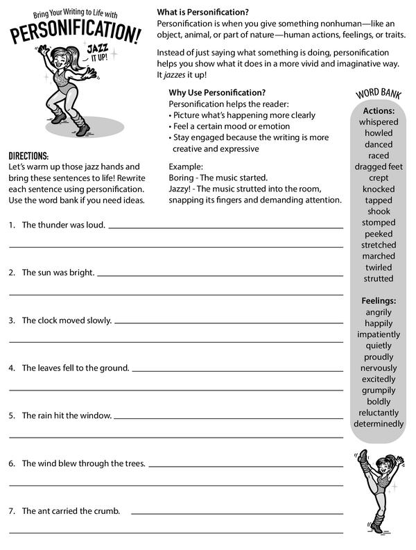 Animate Your Writing: Personification Fun