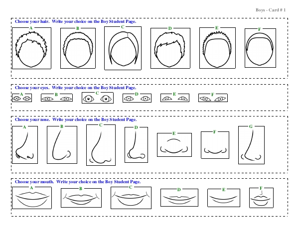 Build a Self-Portrait Learning Center