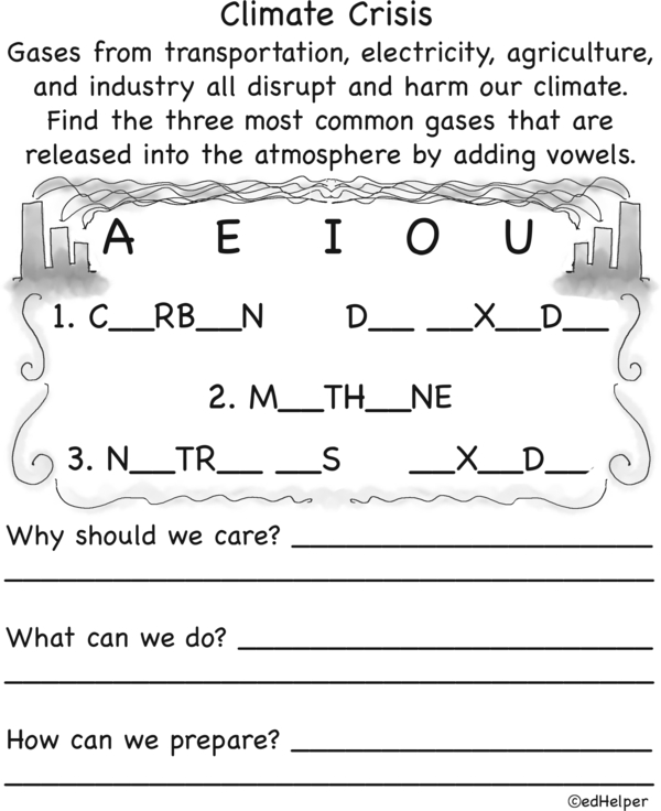 Save the Planet: Greenhouse Gas Challenge