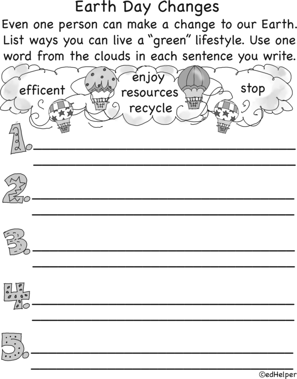 Earth Helpers: My Green Promises