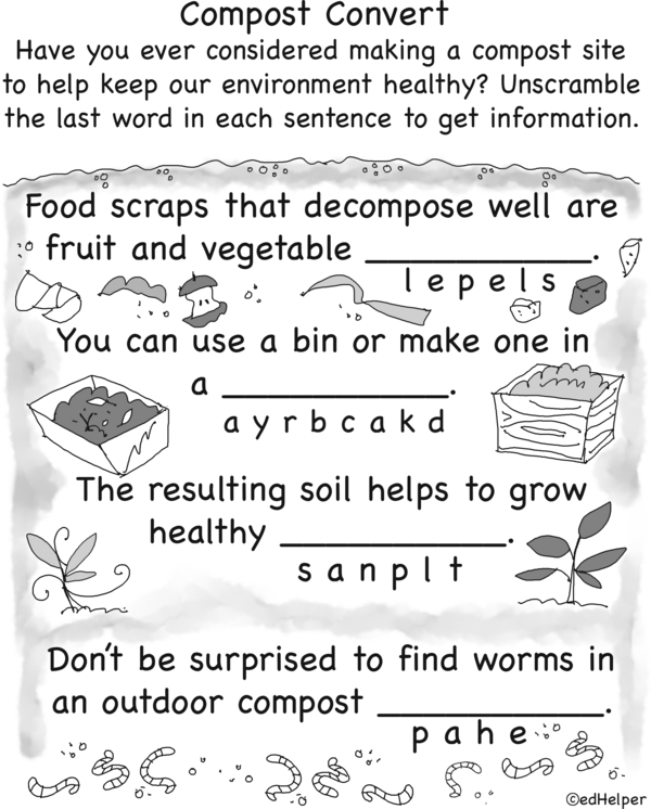 Compost in Action: Word Scrambles