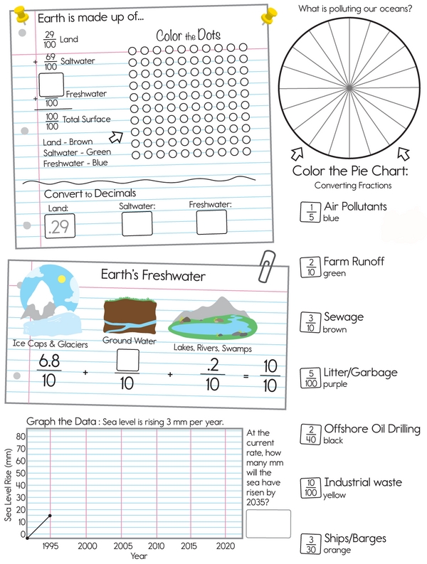 Water Math Mission: Earth Explorers