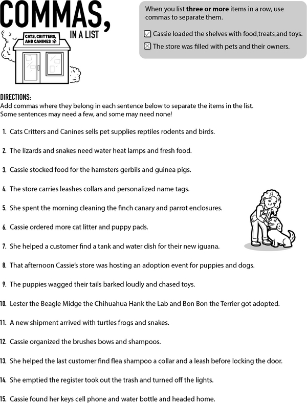 Comma Quest: Master the Lists