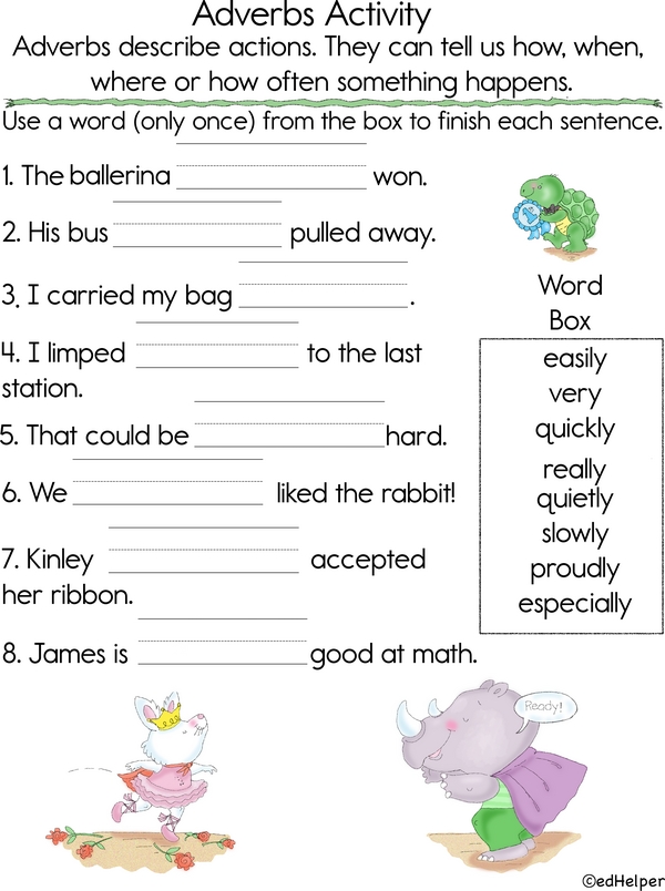 Action Heroes: Power of Adverbs