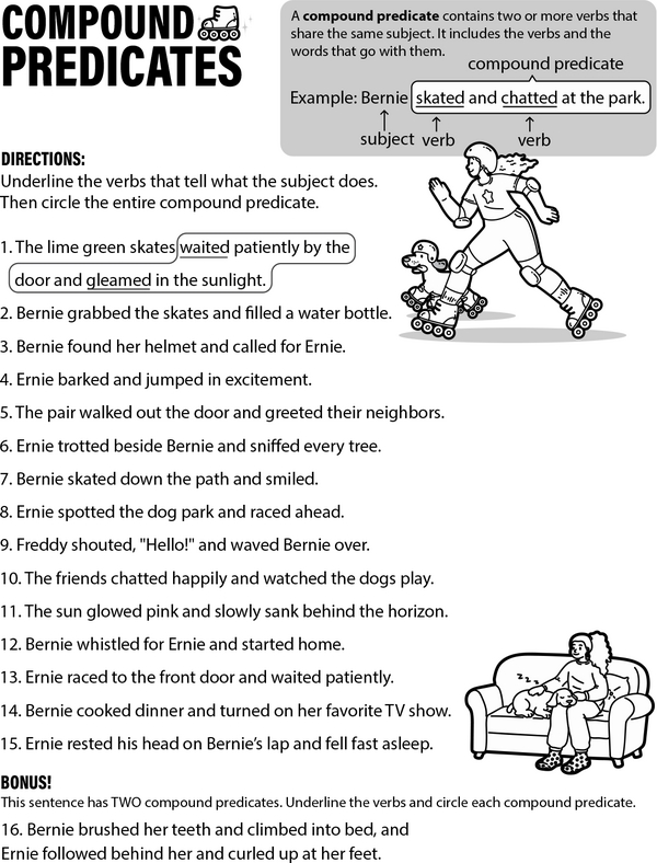 Compound Predicates: One Subject, Many Actions