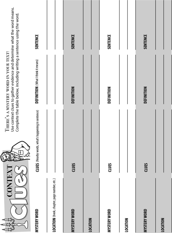 Context Clues: Mystery Word Detectives