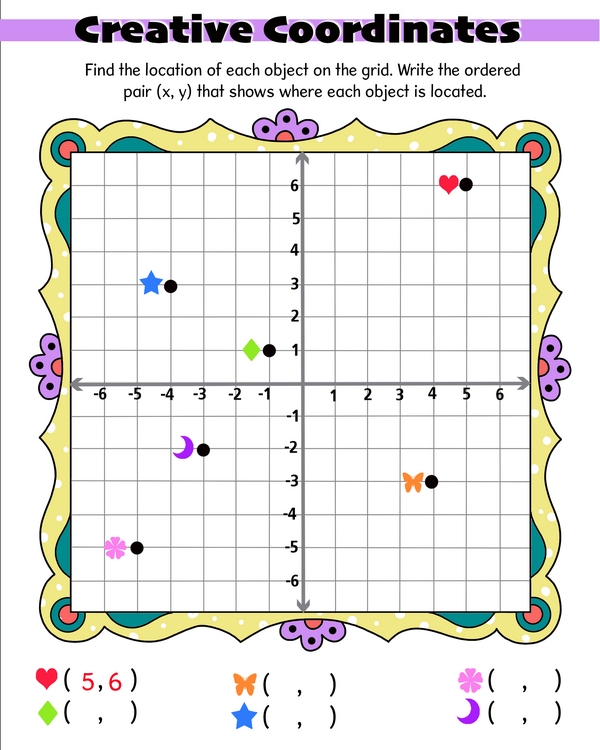 Coordinate Quest: Finding Ordered Pairs