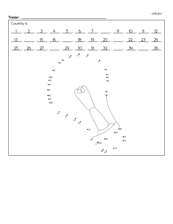 Counting and Skip Counting Connect the Dots Puzzles