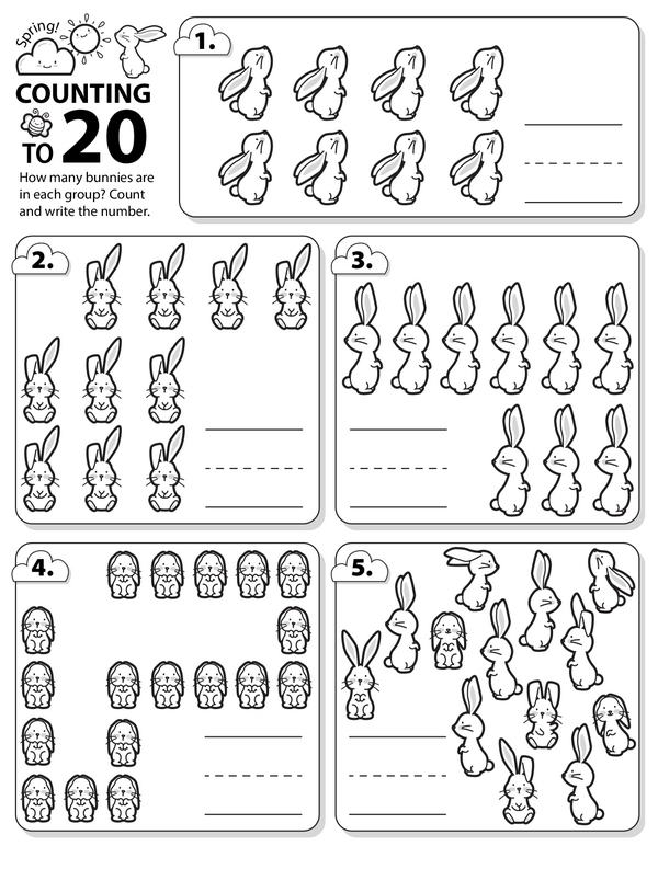 Celebrate Spring by Counting to 20