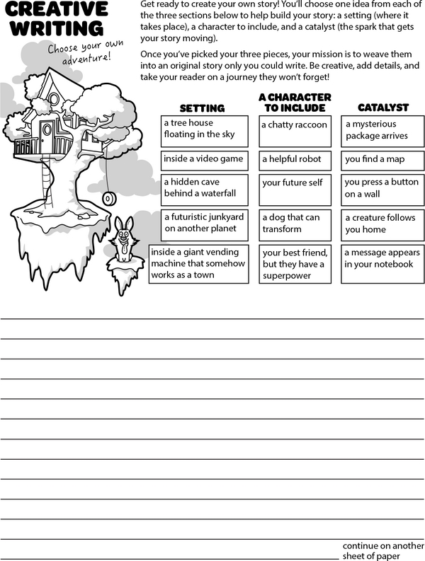Story Builder: Setting, Character, Catalyst