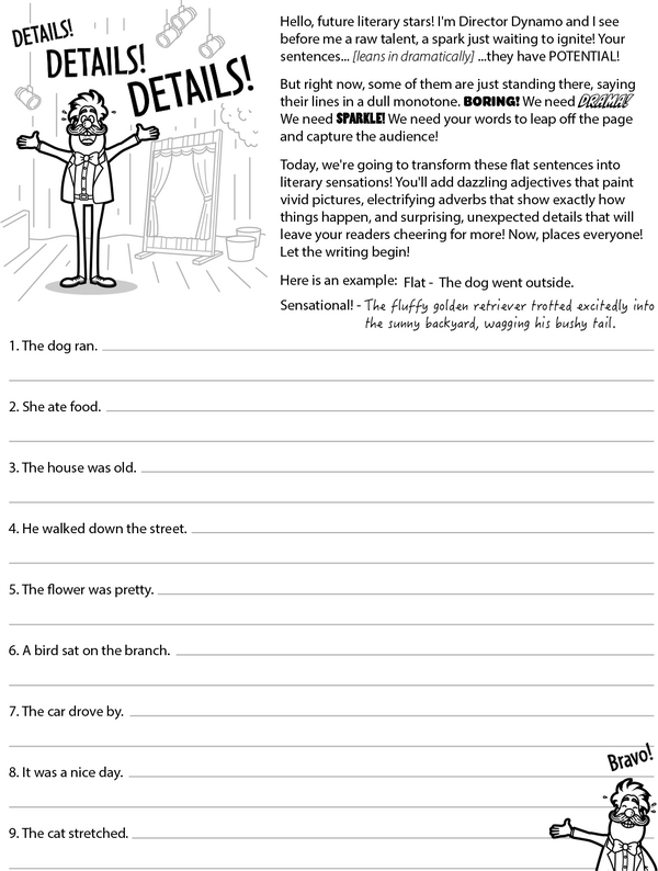 Sentence Makeover: From Flat to Fantastic