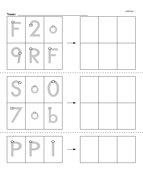 Early Writing Practice With Letter Sounds and Symmetry Activities