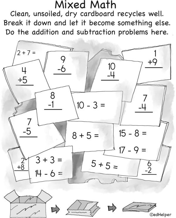 Math Goes Green: Add, Subtract, Recycle