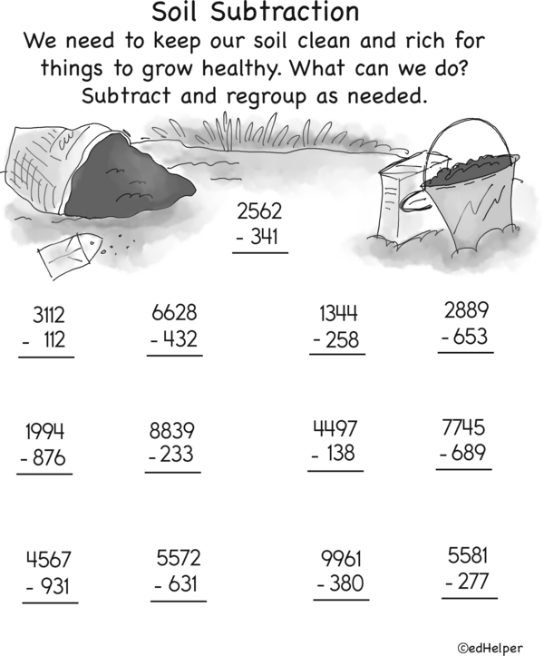 Digging Into Math: Soil Subtraction Challenge