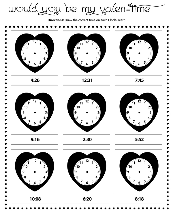 Sweet Math Puzzles: Time and Fraction Adventures