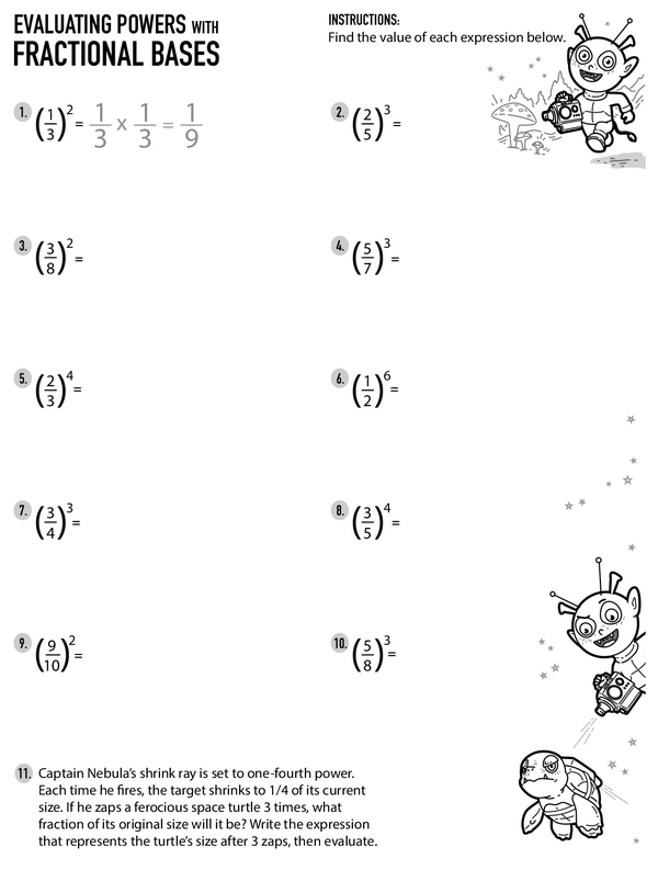 Fraction Powers: Shrink Ray Disaster