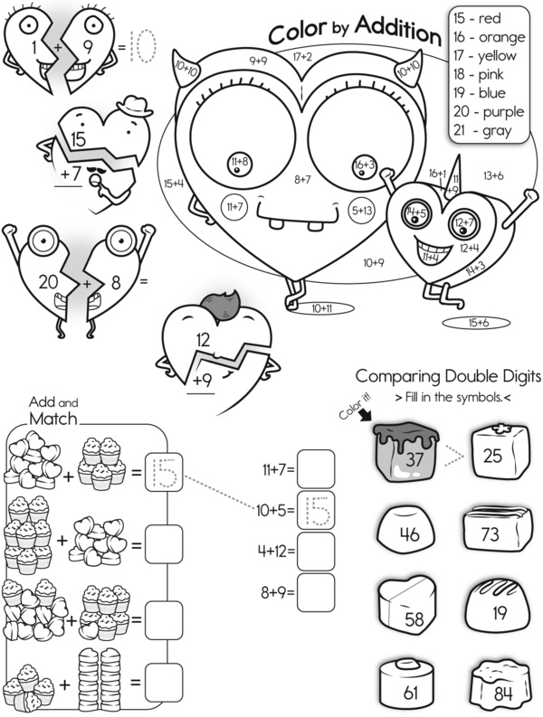 Fun with Numbers: Add, Compare, and Tell Time