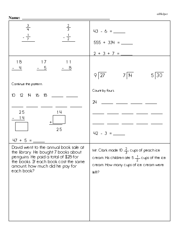 Fifth Grade Math Review