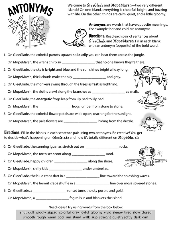 Antonym Fun: Let's Talk Opposites