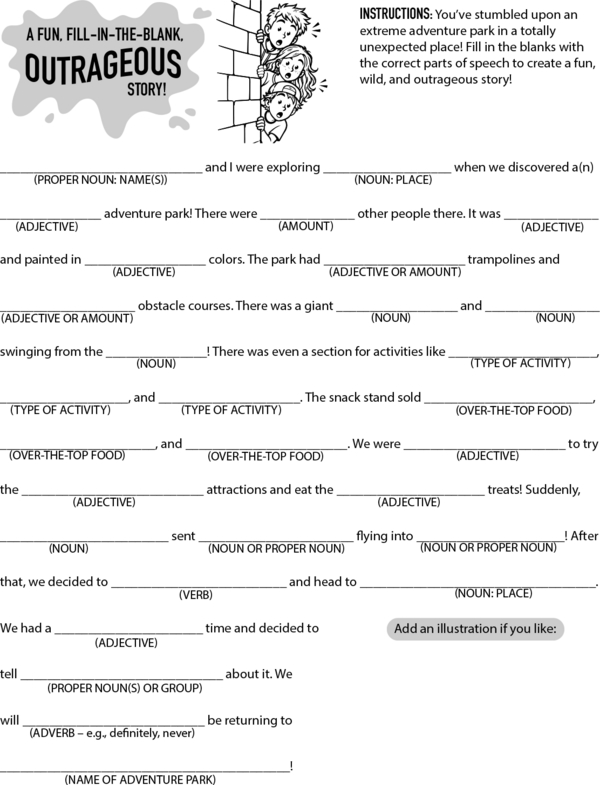 Parts of Speech Gone Wild: A Creative Writing Challenge
