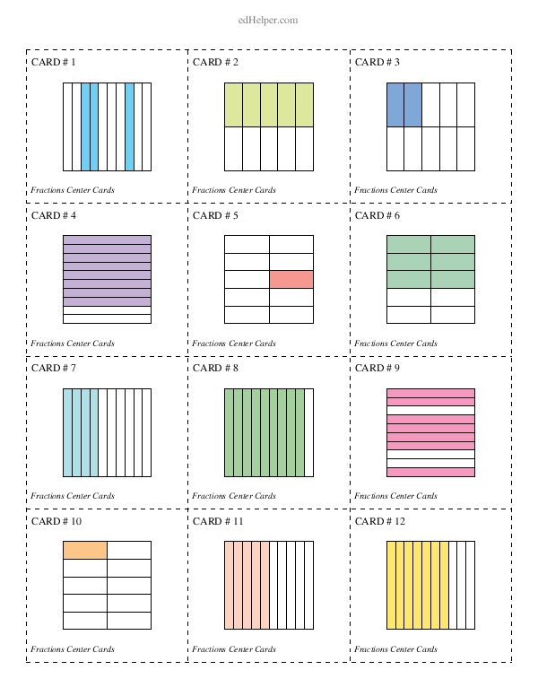 Finding Equivalent Fractions: Matching Fractions to Visual Models