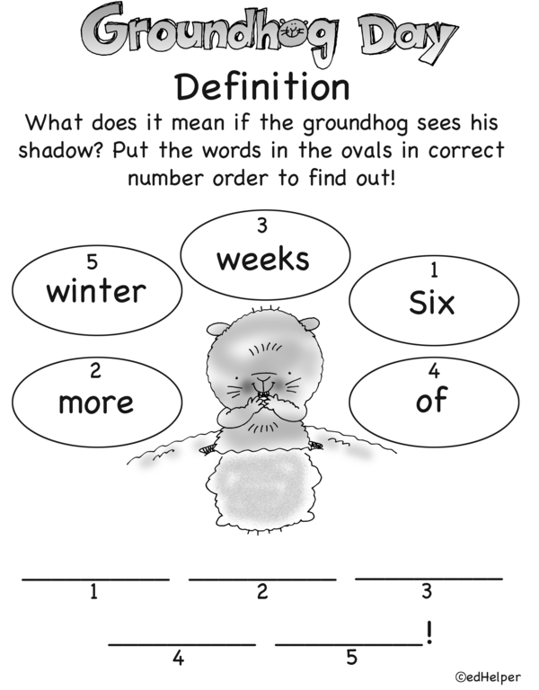 Brain Teasers: Groundhog Meets Numbers
