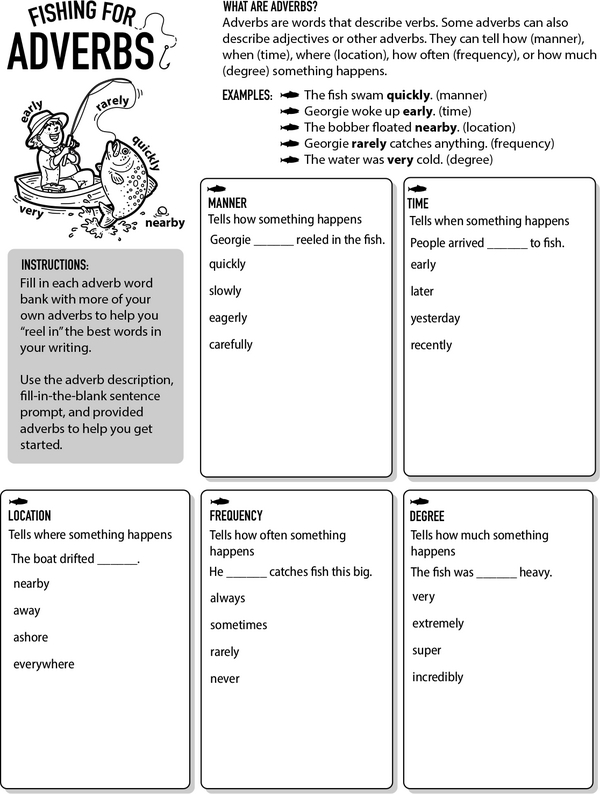 Sentence Boosters: Adverbs to the Rescue