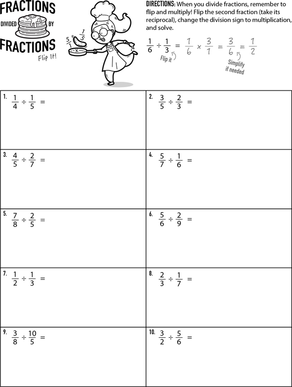 Dividing Fractions: Flip and Multiply