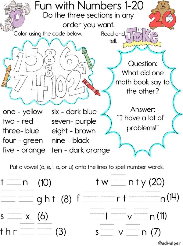 Number Play: Color, Spell, and Laugh