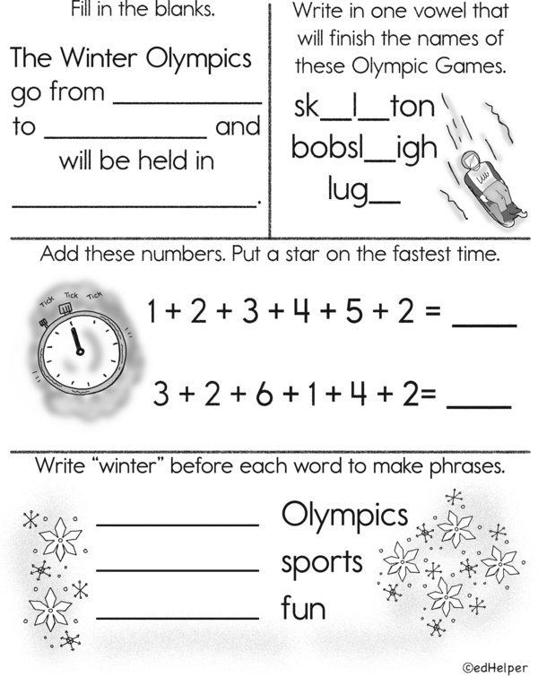 Puzzle Power: Winter Olympics Edition