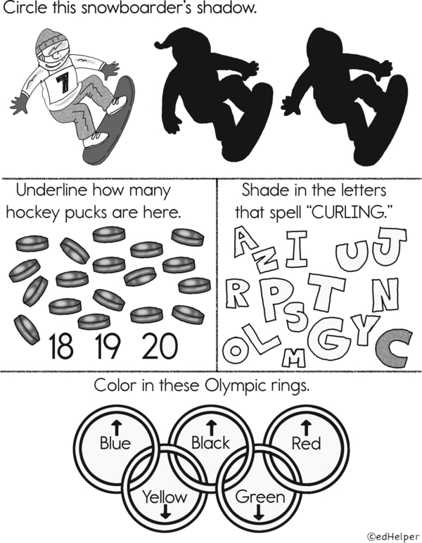 Winter Games Fun: Puzzles Galore