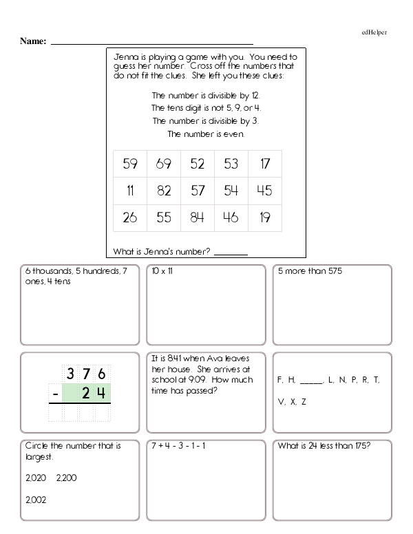 Guess the Number by Following Divisibility and Place Digit Clues
