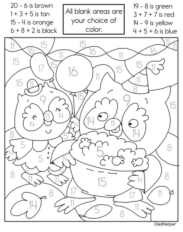 Color Detectives: Add and Subtract