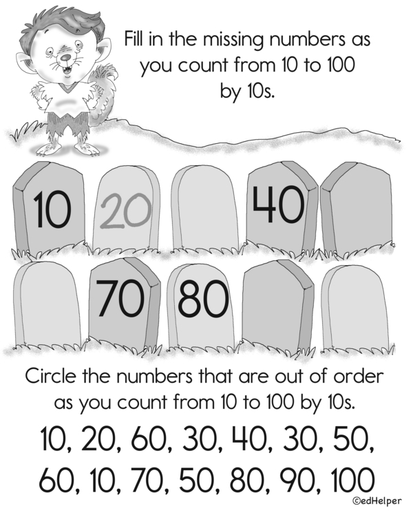 Number Hops: Skip-counting by 10s