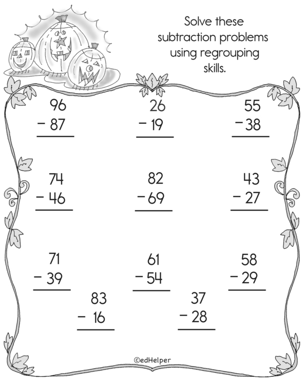 Subtraction Superstars: Regrouping Challenge