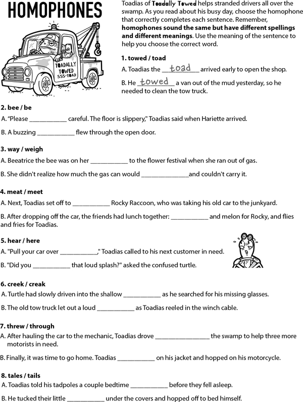 Stuck on Words: Homophone Rescue